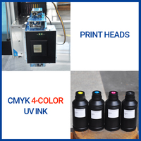 Printer AI 3D 2 dalam 1, Printer UV kaca keramik logam terintegrasi untuk pencetakan dinding & Lantai