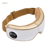 Lunettes de Massage Oculaire Sans Fil Pangao 3D Digitales Intelligentes Chauffantes et Vibrantes pour la Détente et le Soin des Yeux Fatigués