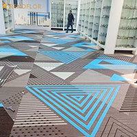 Tapis de couloir, de hall ou d'hôtel, fabriqué à la machine, en nylon tissé, imprimé avec un motif personnalisé par le fabricant, écologique, lavable