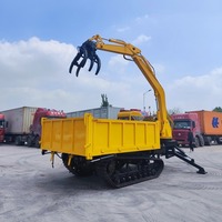 Allrad-Hydraulik-Minikettenfahrzeug mit 5, 8 oder 10 Tonnen Tragkraft, Diesel-Raupendumper zum Verkauf