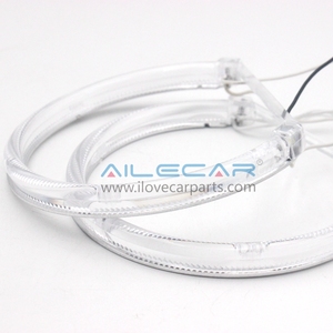 Đèn <span class=keywords><strong>LED</strong></span> Angel Eyes AILECAR 12V Crystal cho ô tô, đèn <span class=keywords><strong>LED</strong></span> RGB 6000K, vòng halo trắng/vàng cho BMW E60 - Product Image 1