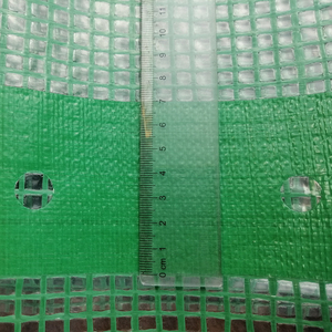 Mercado alemán, 250gsm, 1,5 m, 4m, lona de malla transparente verde resistente a la intemperie, láminas de andamio de plástico HDPE, corte de rejilla de invernadero - Product Image 5