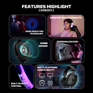 <span class=keywords><strong>Fantech</strong></span> ชุดหูฟังสำหรับเล่นเกม USB แบบมีสาย HG30พร้อมไมค์ชุดหูฟังลดเสียงรบกวนไมโครโฟนรอบทิศทางสำหรับเกมเมอร์พีซี - Product Image 5