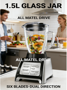 Licuadora de Mesa Inteligente <span class=keywords><strong>Oster</strong></span> de 750W con 4 Velocidades Variables y Función de Pulso, Carcasa de ABS y Jarra de Plástico de 1.5L para Uso Doméstico/Comercial/Hotelero - Product Image 2