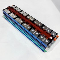 وحدات بطارية ليثيوم فوسفات الحديد (LiFePO4) مجمعة تلقائيًا 1P12S-100Ah بجهد 38.4 فولت وسعة 100 أمبير ساعة، وحدة بطارية LFP منشورية للاستخدام في أبراج المراقبة المتنقلة والمركبات الترفيهية والطاقة الشمسية ونظام تخزين الطاقة (ESS)
