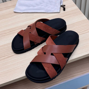 Nouvelles sandales décontractées en caoutchouc pour hommes <span class=keywords><strong>de</strong></span> <span class=keywords><strong>marque</strong></span> <span class=keywords><strong>de</strong></span> créateur 2026, en PU, tressées, pour l'été, pour le quotidien, souples - Product Image 5
