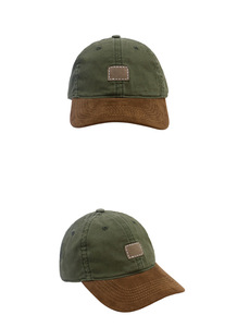 Custom American Style Vintage Sports Baseball Cap <b>Dad</b> <b>Hat</b> Embossed Leather Patch Curved Brim Velour Fabric Letter Print - Product Image 6