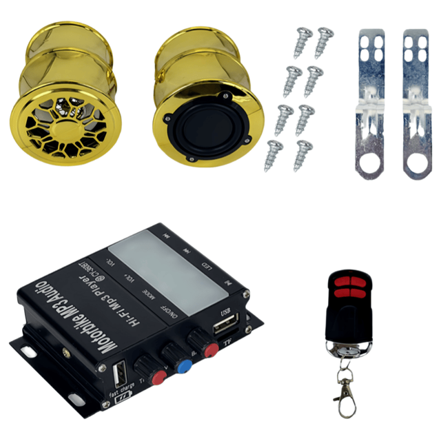 Manufacturer Wholesale Motorcycle Modification Bluetooth Speaker Electric Bike Mp3 Player Motorcycle Audio