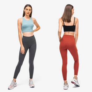 Vente en gros de leggings d'entraînement à couture avant Leggins de sport avec poche Collants de course athlétique Logo personnalisé Leggings de yoga actif pour femmes Gym - Product Image 6