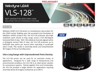 HESAI Pandar Capteurs de position de mouvement Lidar 3D 128/64 canaux de qualité automobile Remplacement polyvalent pour les VLS-128 LiDAR Velodyne