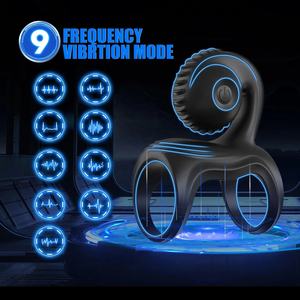 Slak <span class=keywords><strong>Vibe</strong></span> Clitoral Stimulator Orgasme Plezier Vibrerende <span class=keywords><strong>Cock</strong></span> <span class=keywords><strong>Penis</strong></span> <span class=keywords><strong>Ring</strong></span> Mouw Vibrator Koppels Erectie Speelgoed Voor Mannen - Product Image 2