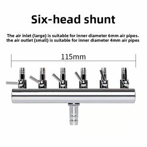 Moderne desktop binnen <span class=keywords><strong>aquarium</strong></span> zuurstofpomp splitter beluchter luchtvolume regelklep metalen <span class=keywords><strong>aquarium</strong></span> 5W - Product Image 3