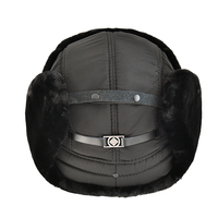 Sombrero de cazador de fábrica para hombre, sombreros de bombardero de piel sintética cálidos con orejeras de invierno personalizados, sombrero de caza Ushanka al por mayor
