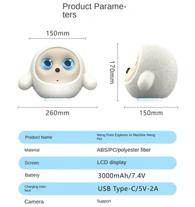 Mainan Anjing Interaktif Cerdas AI Eksklusif Terbaru 2025, Robot Pintar Kontrol <span class=keywords><strong>APP</strong></span>, Bola Bergerak Otomatis, Pelatihan Kucing Dalam Ruangan, Boneka Plush - Product Image 5