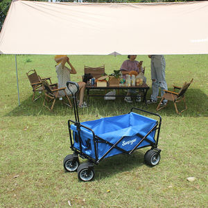 Chariot pliable à 4 roues de qualité supérieure pour l'extérieur, Camping, plage - Product Image 6