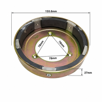 173F 178F 186F 188F 192F Luftgekühlter Dieselmotor Schwungrad-Generator Magneto-Stator-Rotor-Baugruppe für Motorhacken und Kultivatoren