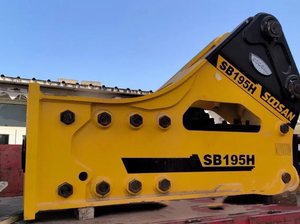 Para martillo hidráulico SOOSAN modelo SB195H nuevo tipo lateral martillo de hormigón de roca piezas de repuesto de núcleo de cincel para demolición y - Product Image 3