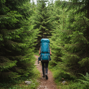 Mochila de Senderismo y Montañismo de 60l al por Mayor, con Cubierta Impermeable, Resistente al Agua, Portátil, para Trekking - Product Image 3
