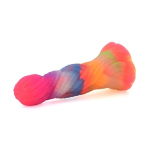 YOCY Dilator Sucker G Spot Super Long Colorful <b>Dildo</b>,Enjoying Orgasm Ejaculating Real Penis <b>Dildo</b> for Female - Product Image 4