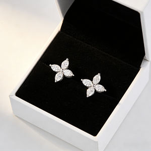 Pendientes de Aro con Diamantes Cultivados en Laboratorio, Chapados en Oro de 14K, 0.80ct, Corte Brillante, Certificados por IGI, de Lujo, para Hombres y Mujeres, Regalo para Bodas y Fiestas, VS - Product Image 3