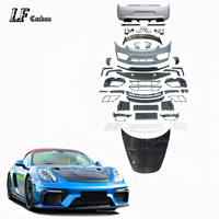 Convient pour 2012-2016 Porsche 718 981 Upgraded GT4 Style High Quality PP Carbon Fiber Body Kit