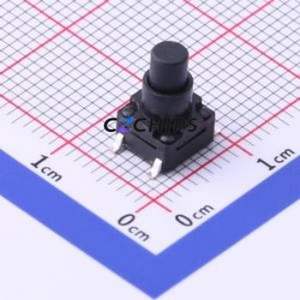 K2-1839SP-M4SW-02 Tactile Switch SMD-4P,6.2x6.2mm Switch 2.5N Vertical Mount 6.2mm 6.2mm - Product Image 1