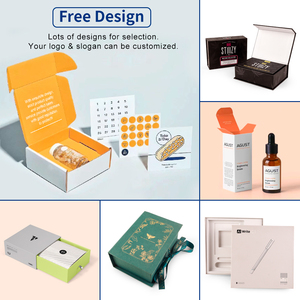 Biểu tượng tùy chỉnh Matt cán thân thiện với môi vật liệu tái chế cứng nhắc mỹ phẩm các tông sóng hộp bưu phẩm tùy chỉnh màu sắc cho - Product Image 5