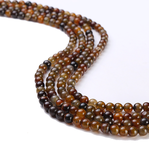 Pierres précieuses en vrac en œil de chat de lune arc-en-ciel, agate bleue, perles polies de 8 mm et 3 mm de hauteur, source minérale à vendre - Product Image 1