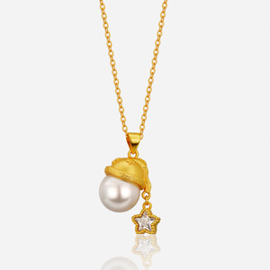 Collier en perles <span class=keywords><strong>d</strong></span>'imitation avec pendentif <span class=keywords><strong>chapeau</strong></span> de Noël Little Red Book, pour femme, léger et sportif, en alliage de zinc électroplaqué, chaîne en bambou, idéal pour l'<span class=keywords><strong>été</strong></span> - Product Image 5