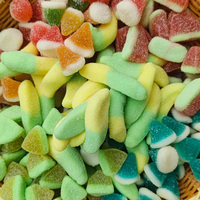 Bonbons Gélifiés pour la Vente en Gros, Formes Variées, Moelleux et Fruités, 1KG, Bonbons Gélifiés Halal, Sucreries et Confiseries