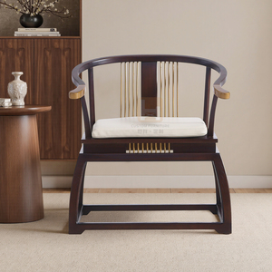 Nuova Poltrona Artigianale in Stile Cinese in Legno Massello Antico Ecologico per <span class=keywords><strong>Camera</strong></span> <span class=keywords><strong>da</strong></span> Letto e Soggiorno Personalizzabile con Schienale - Product Image 2