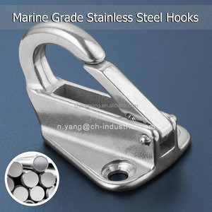Gancho de resorte de acero inoxidable 316 al por mayor para defensas de embarcaciones, accesorios marinos para yates - Product Image 3