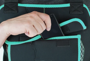 Femmes Reine de Taille Noir Néoprène Stockage Pied Échassiers - Product Image 3