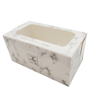 Boîtes à cupcakes et à tartes aux œufs biodégradables en papier couché de qualité supérieure, auto-établissantes, avec gaufrage, dorure à chaud et revêtement UV, personnalisables, vente en gros usine