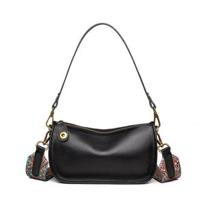 Vegetable Tanned <strong>Leather</strong> Women's Double Shoulders Crossbody Messenger <strong>Italy</strong> Style Small Bag - Product Image 4