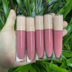 Paket Tabung Lip Gloss Kustom Vendor Lip Gloss Label Pribadi Lipgloss Telanjang Vegan Jelas - Product Image 4