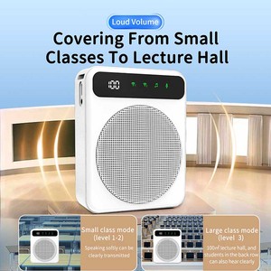 H18 Megaphone bt5.2 Lavalier không dây <span class=keywords><strong>Microphone</strong></span> loa cho giảng dạy tour du lịch hướng dẫn Loa Máy nghe nhạc Wearable Loud Loa - Product Image 3