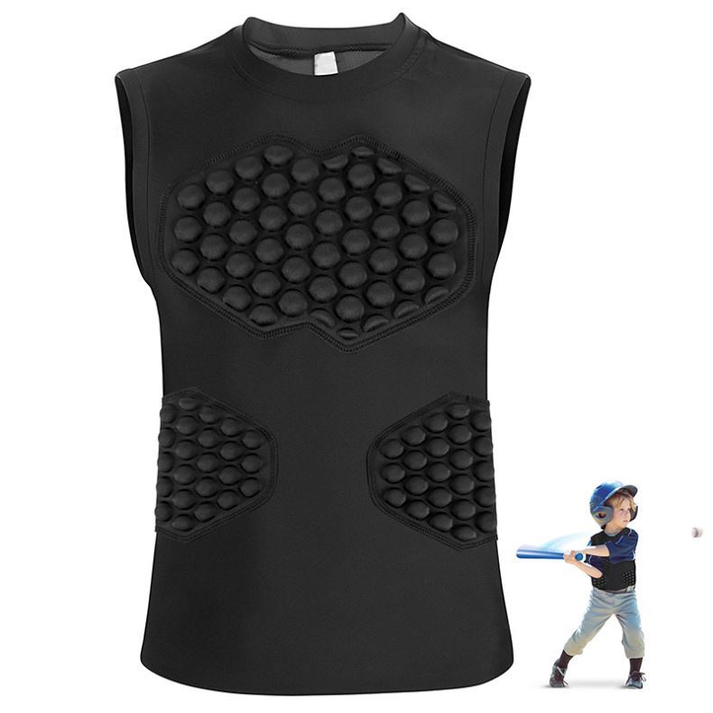 Power Punch Wholesale Baseball Chest Protector Guard Youth Padded Compression Shirt