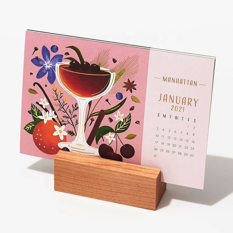Календарь на заказ с напечатанным календарем для нового года