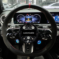   Volante con Pantalla OLED para Mercedes-Benz AMG A180 A200 B200 B22 C200 C260 E300 E200 GLA GLB GLC GLE GLK300 W204 W205