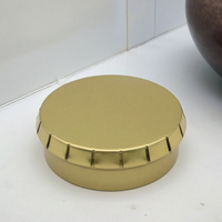 Boîte à Menthe Portable Mini Click Clack avec Couvercle Élastique à Effet Craquelé, Petite Boîte Métallique pour le Rangement Quotidien de Bonbons, Pilules et Particules Médicales