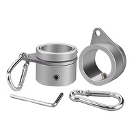 Anneau pivotant pour mât de drapeau de 1 pouce en alliage d'aluminium Anneau de montage pour mât de drapeau anti-enchevêtrement pivotant à 360 °