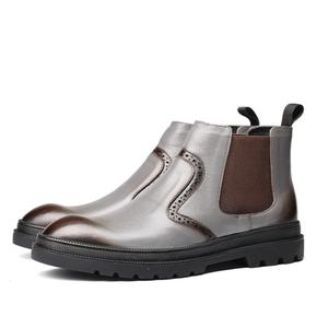 Botas de Trabajo Vintage Amish de Lujo para Hombre, Impermeables, con Cordones en el Tobillo, Construcción Goodyear, con Parte Superior de Cuero Genuino Resistente - Product Image 1