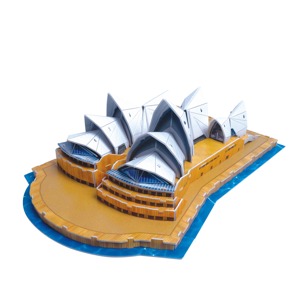 シドニーオペラハウスビルディングモデルペーパークラフトDIY 3D