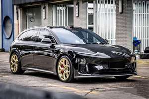 Ruedas Monobloque de Aleación de Aluminio Forjado SAiLen, PCD 5x120/5x112/5x114.3, 17-22 Pulgadas, Diseño Cóncavo Negro Semibrillante para Autos Audi - Product Image 3