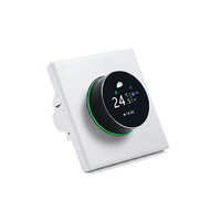 Termostato de habitación inteligente Tuya Wifi, bobina de ventilador programable de 2/4 tubos para sistemas HVAC, termostato programable para hogar inteligente