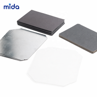 Imán Rectangular para Refrigerador de 80*53 mm, Material para Manualidades, para Máquina de Hacer Botones de 80*53 mm, Decoración del Hogar