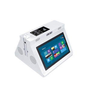 Vente directe usine Huilan Nouveau terminal de point de vente de bureau Caisse enregistreuse 18,5 pouces Double écran tactile 10 points de contact Ticket tactile - Product Image 5
