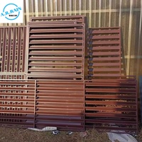Fenêtre à persiennes en alliage d'aluminium de couleur personnalisée, grille de ventilation étanche