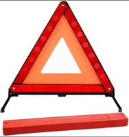 Triangle de signalisation d'urgence pour voiture, triangle de signalisation de panne pliable